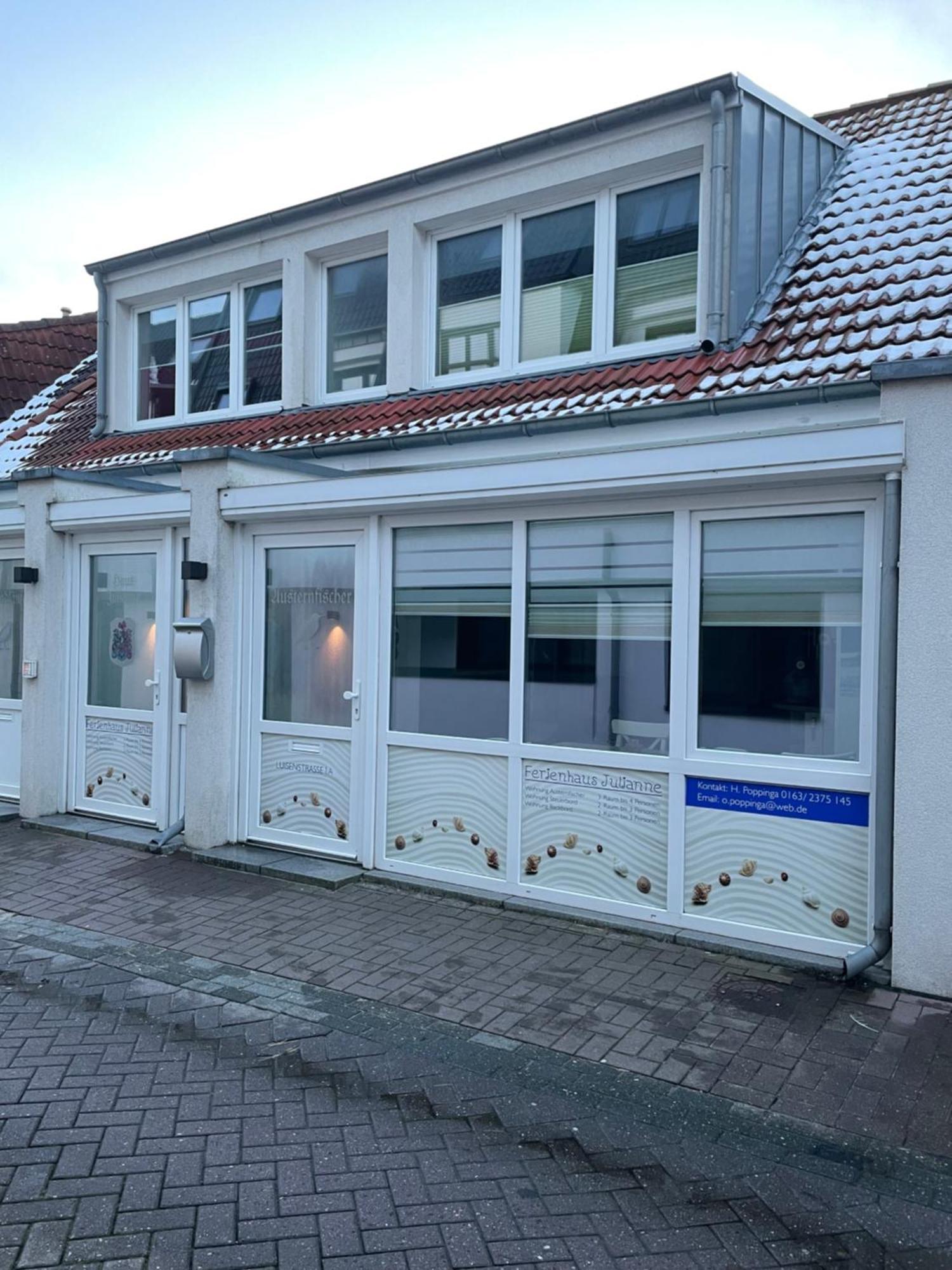 Haus Julianne, Wohnung Backbord, Familie Poppinga Norderney Eksteriør billede