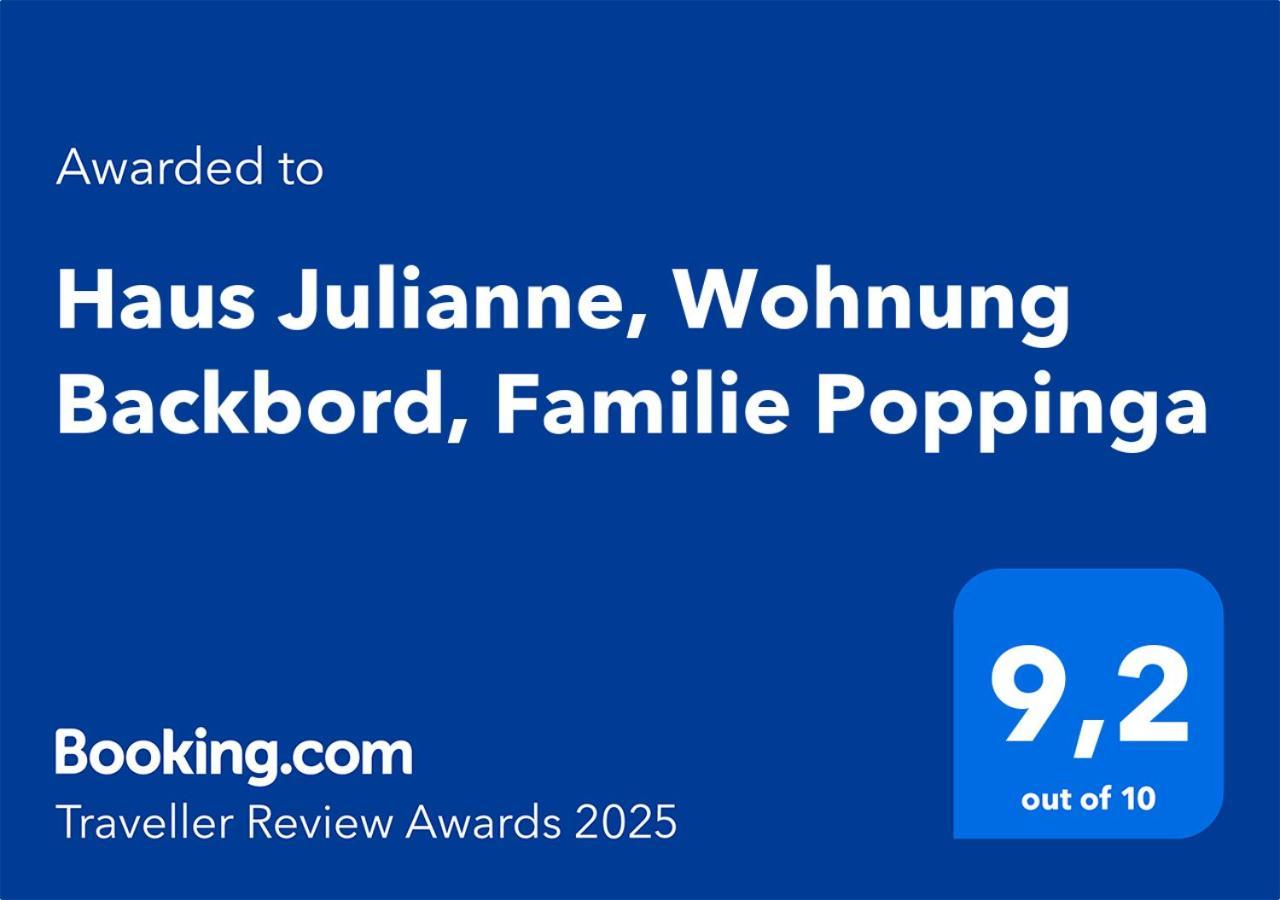 Haus Julianne, Wohnung Backbord, Familie Poppinga Norderney Eksteriør billede